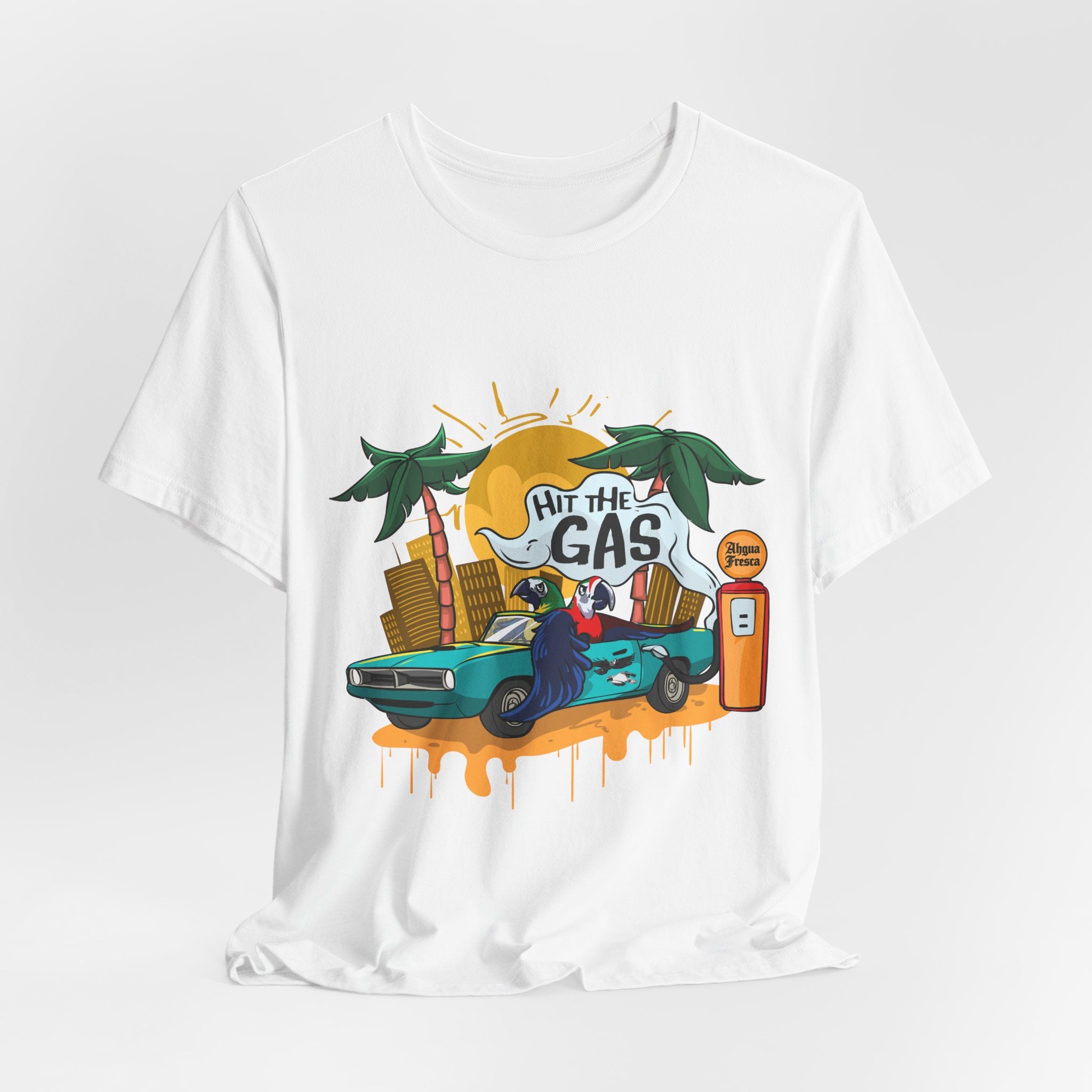 Hit the Gas Graphic Tee – Ahgua Fresca