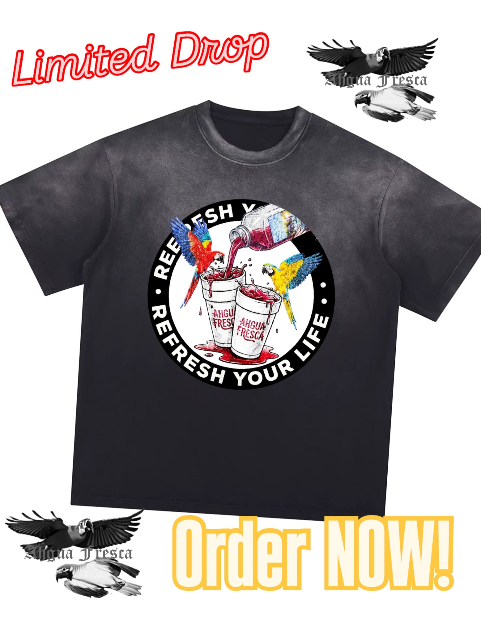 Los Dos Cups Ahgua Fresca Tee